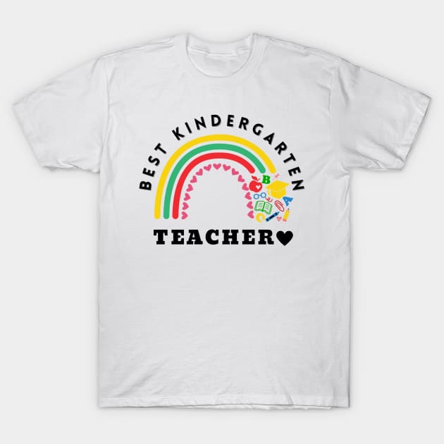 Best Kindergarten Teacher T-Shirt by RioDesign2020